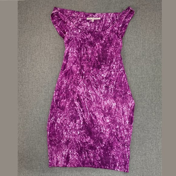 Rachel Rachel Roy Tie Dye Dress Drape Back Wrap Unique Party Cocktail‎ Dress XS - Picture 1 of 11